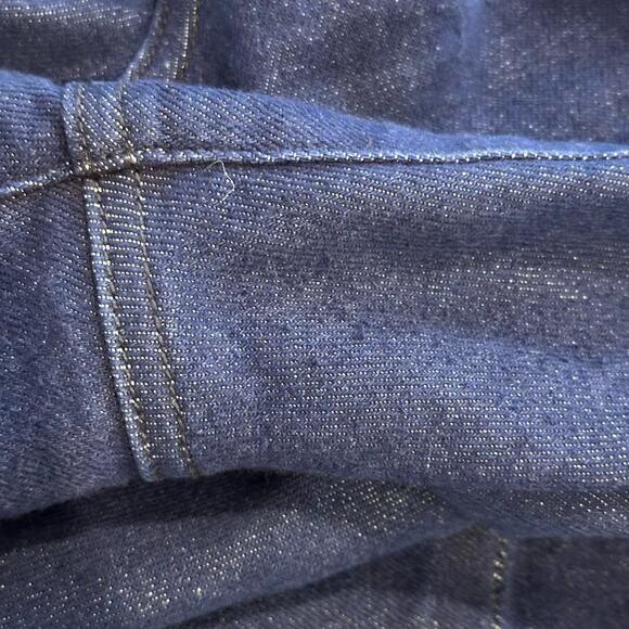 Universal Standard Carrie High Rise Wide Leg Jeans in Dark Indigo size M/18-20 - Picture 10 of 15